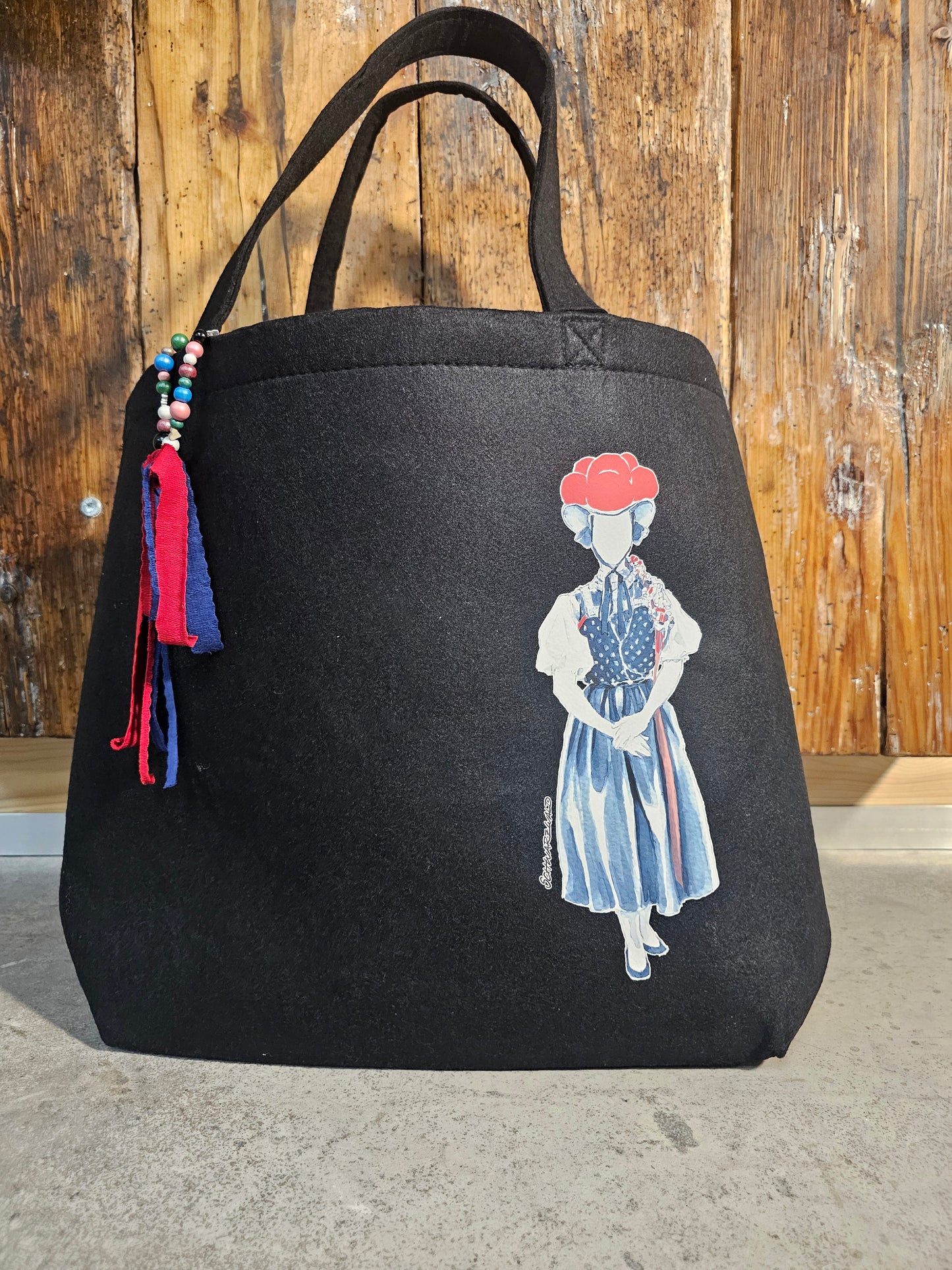 Filztasche "Schwarzwaldmarie" Shopper Bag