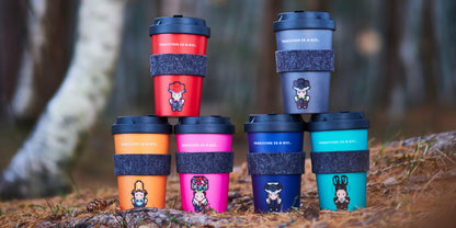 Coffe-to-Go-Becher "Roter Bollenhut"