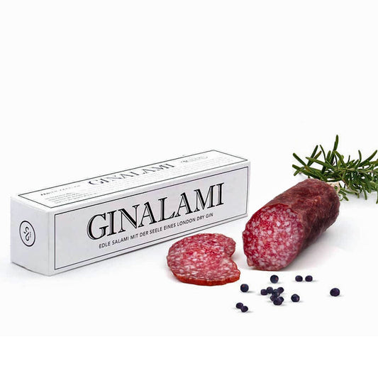 Original Ginalami Salami mit London Dry Gin, ca. 200 g