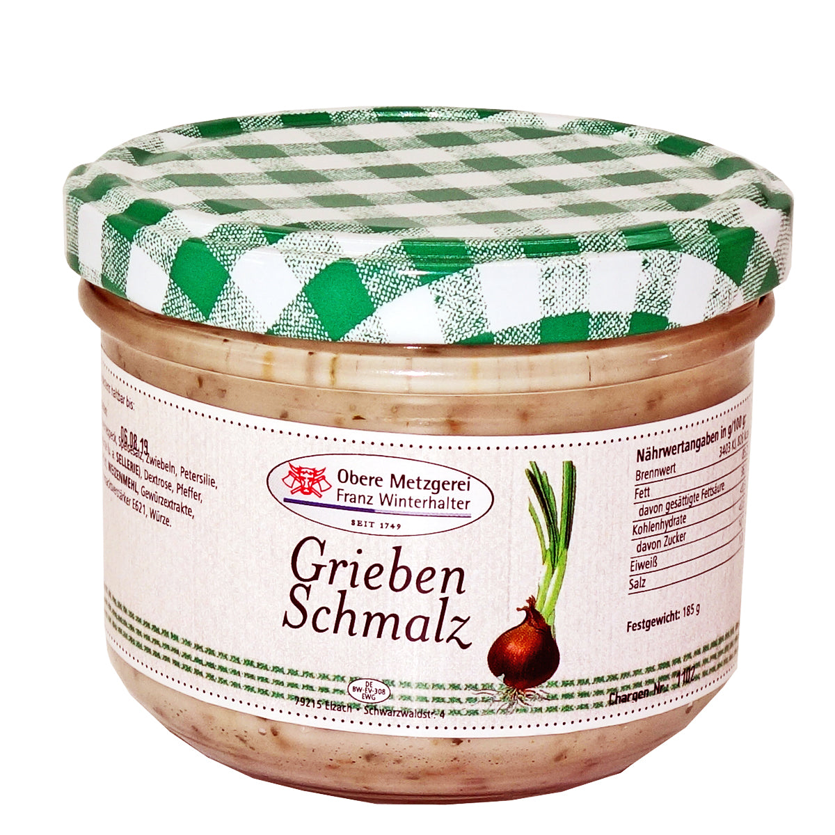 Schwarzwälder Grieben-Schmalz 185 g