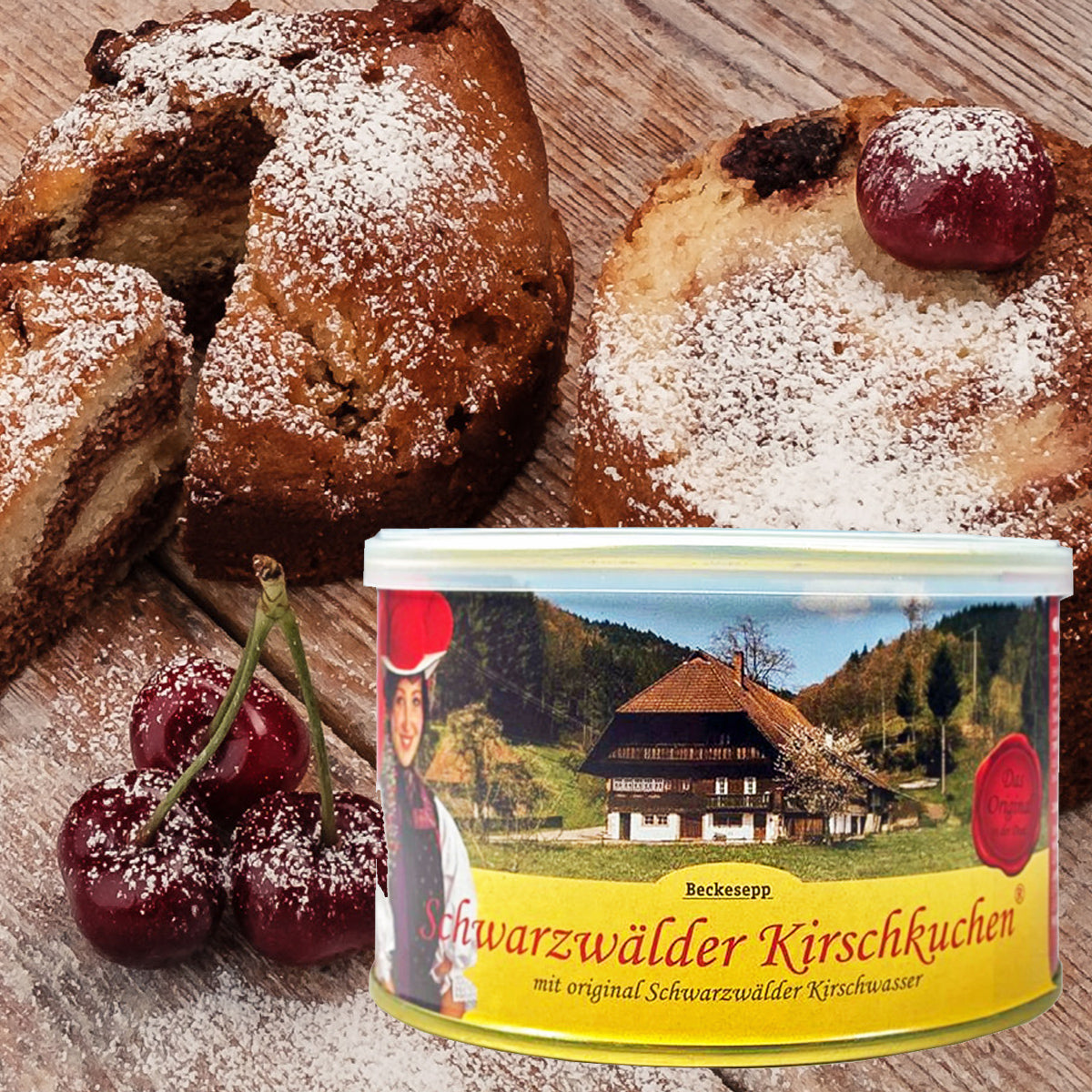 Schwarzwälder Kirsch-Kuchen aus der Dose, 160 g