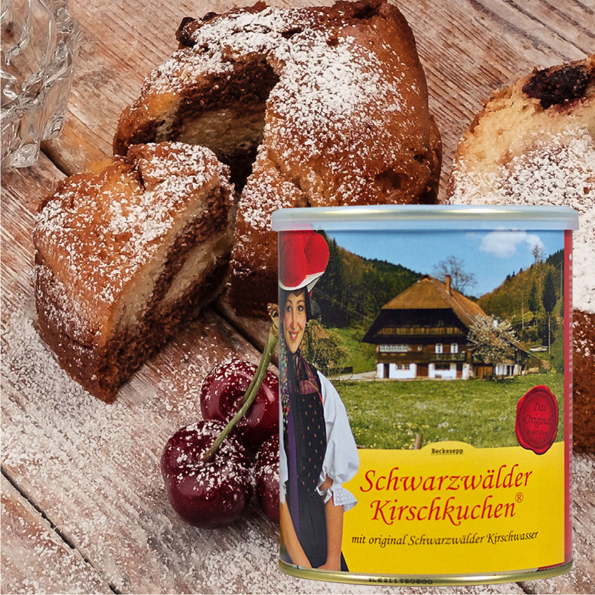 Schwarzwälder Kirsch-Kuchen aus der Dose, 380 g